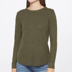 NWT Dark Olive Textured Sweater